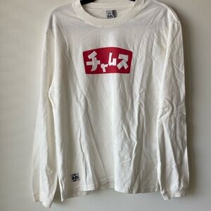Chums Katakana Logo Long Sleeve Shirt